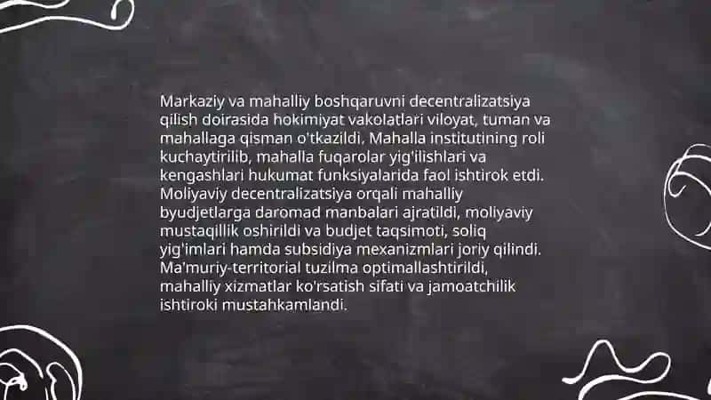 Mustaqillik yillarida davlat boshqaruvi tizimida amalga oshirilgan islohotlar 4