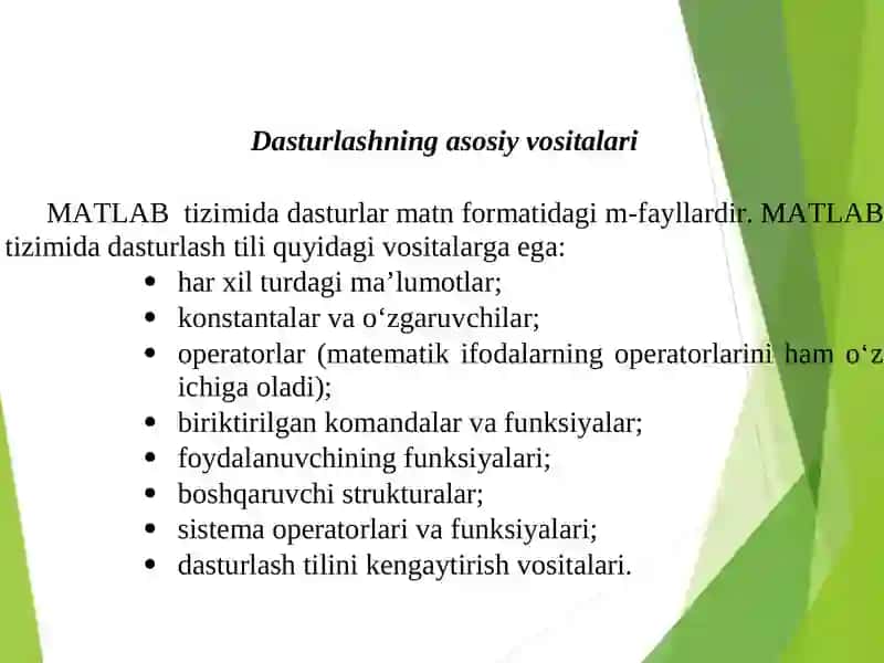 "Energetika masalalarini dasturlashtirish usullari va vositalari" 4