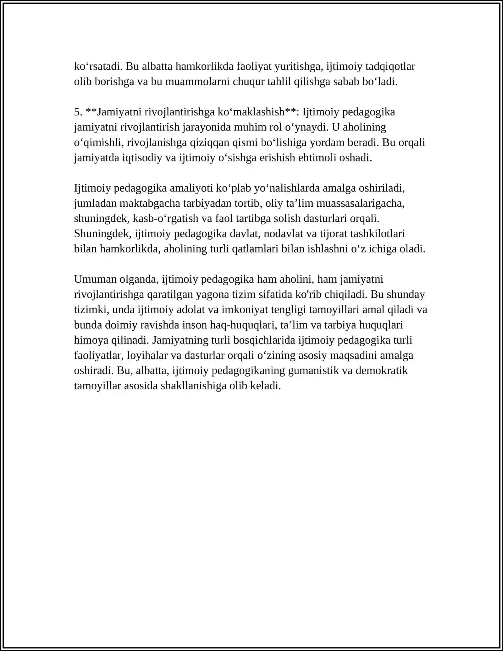 Ijtimoiy Pedagogning Kasbiy Faoliyati 4