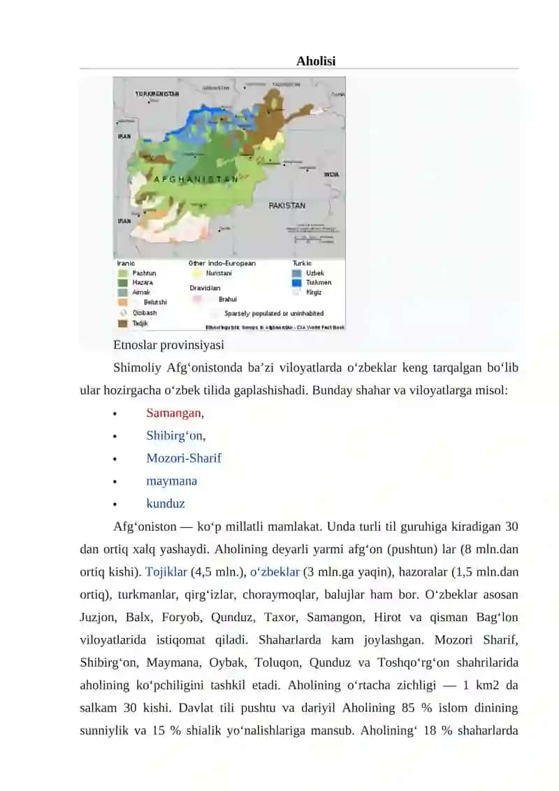 XXI asr boshida Afgonistondagi ijtimoiy siyosiy jarayonlar 4