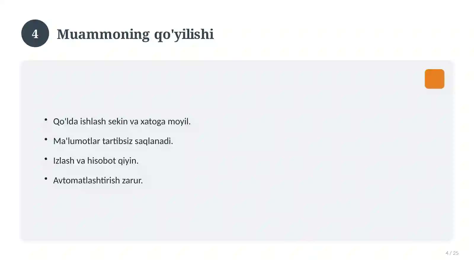 Algoritmlash va dasturlash asoslari 4