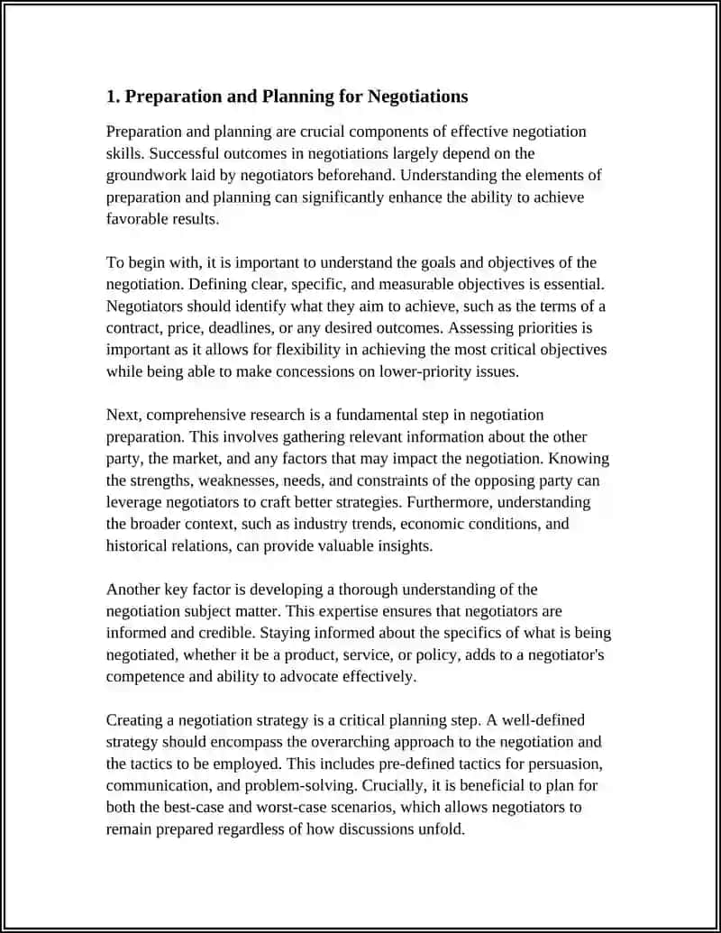 EFFECTIVE NEGOTIATION SKILLS 4