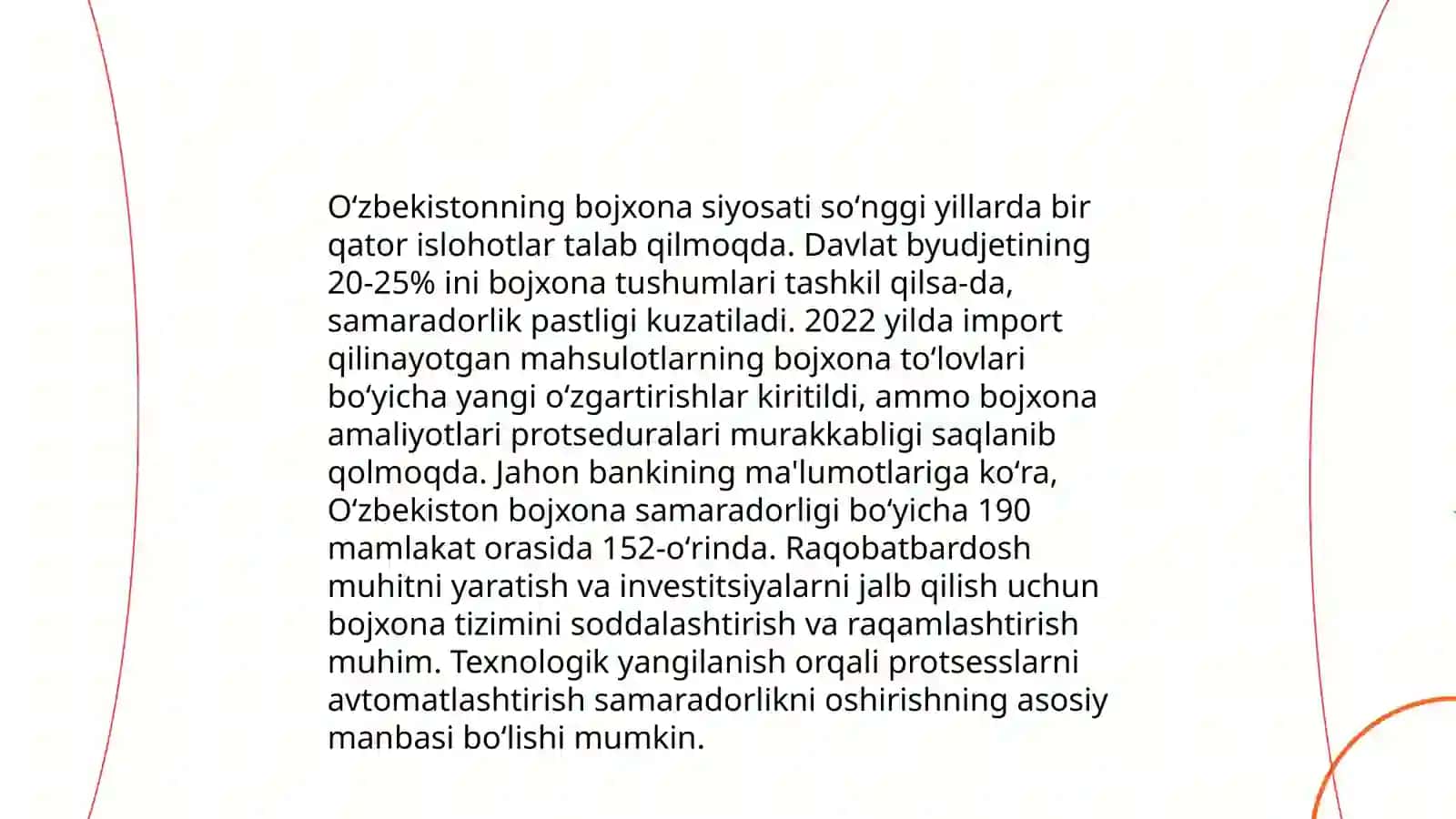 Jahon moliyaviy-iqtisodiy inqirozi davrida Oʻzbekiston respublikasi bojxona siyosatini takomillashtirish 4