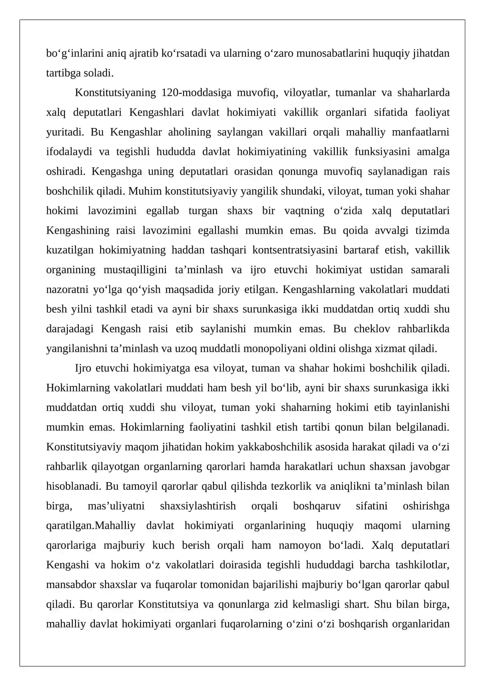 Mahalliy davlat organlari tizimi va takomillashuvi 4