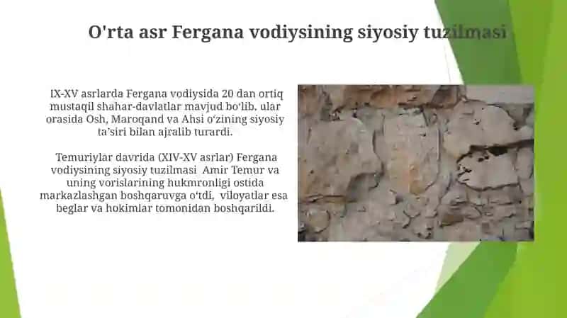 Farĝona vodiysi òrta asrlar arxeologiyasi 4