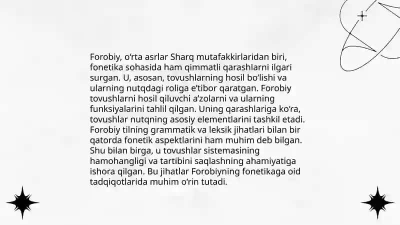 Abu Nasr Forobiyning lingvistik qarashlari 4