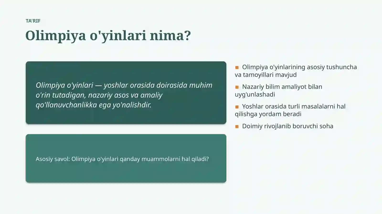 Olimpiya o'yinlari 4
