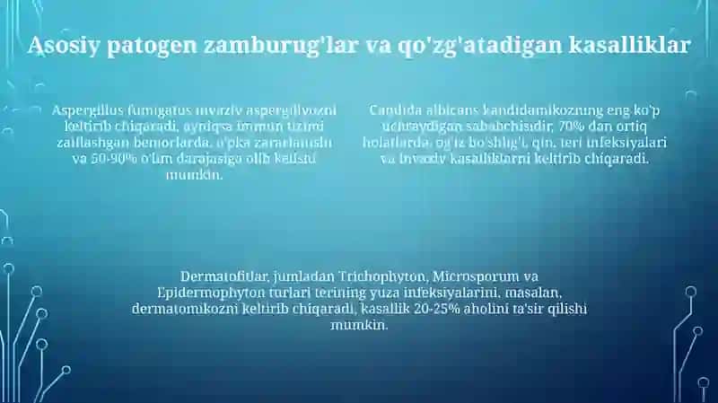 Patogen zanburugʻlar chaqiruvchi kasalliklar va ularni laboratoriya diagnostikasi 4