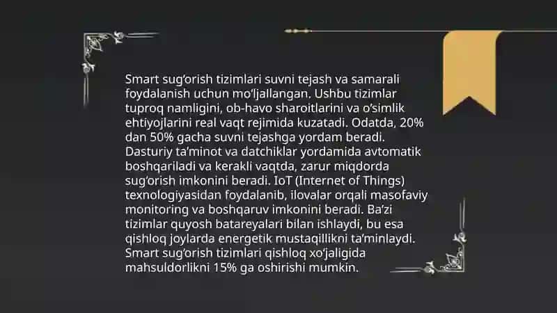 LoT texnologiyalarining qishloq xo‘jaligida qo‘llanilishi. 4
