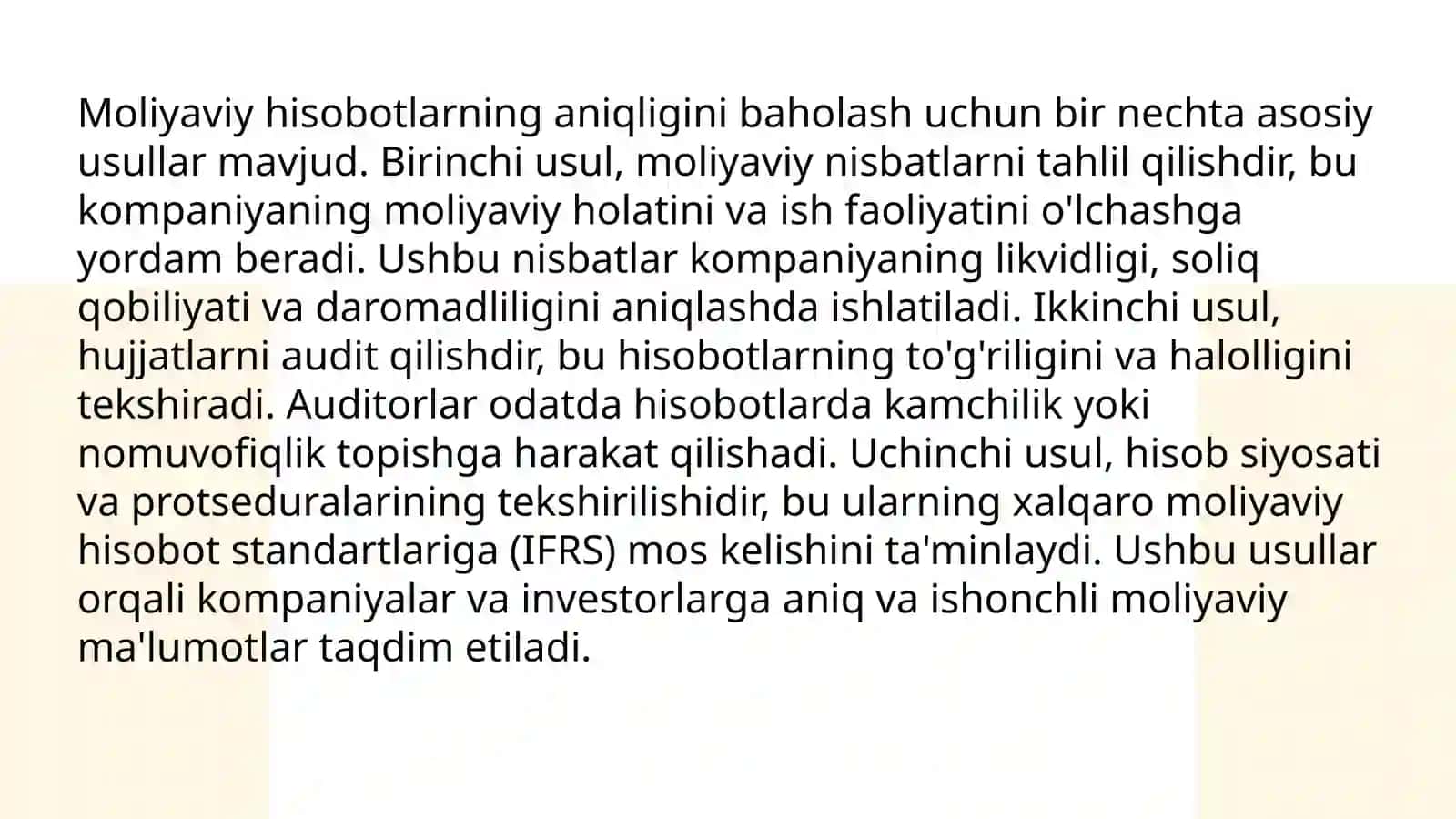 Hisob-kitob muomalalari ichki auditi 4