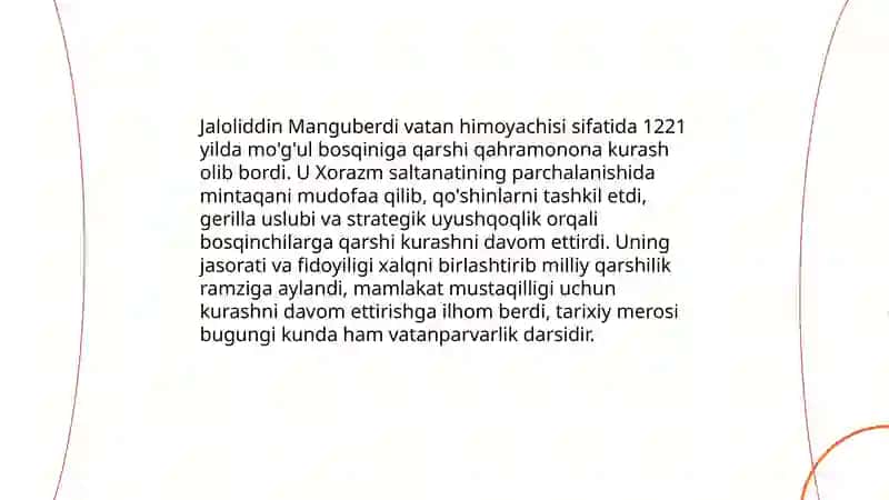 Jaloliddin Manguberdi-Vatan himoyachisi 4