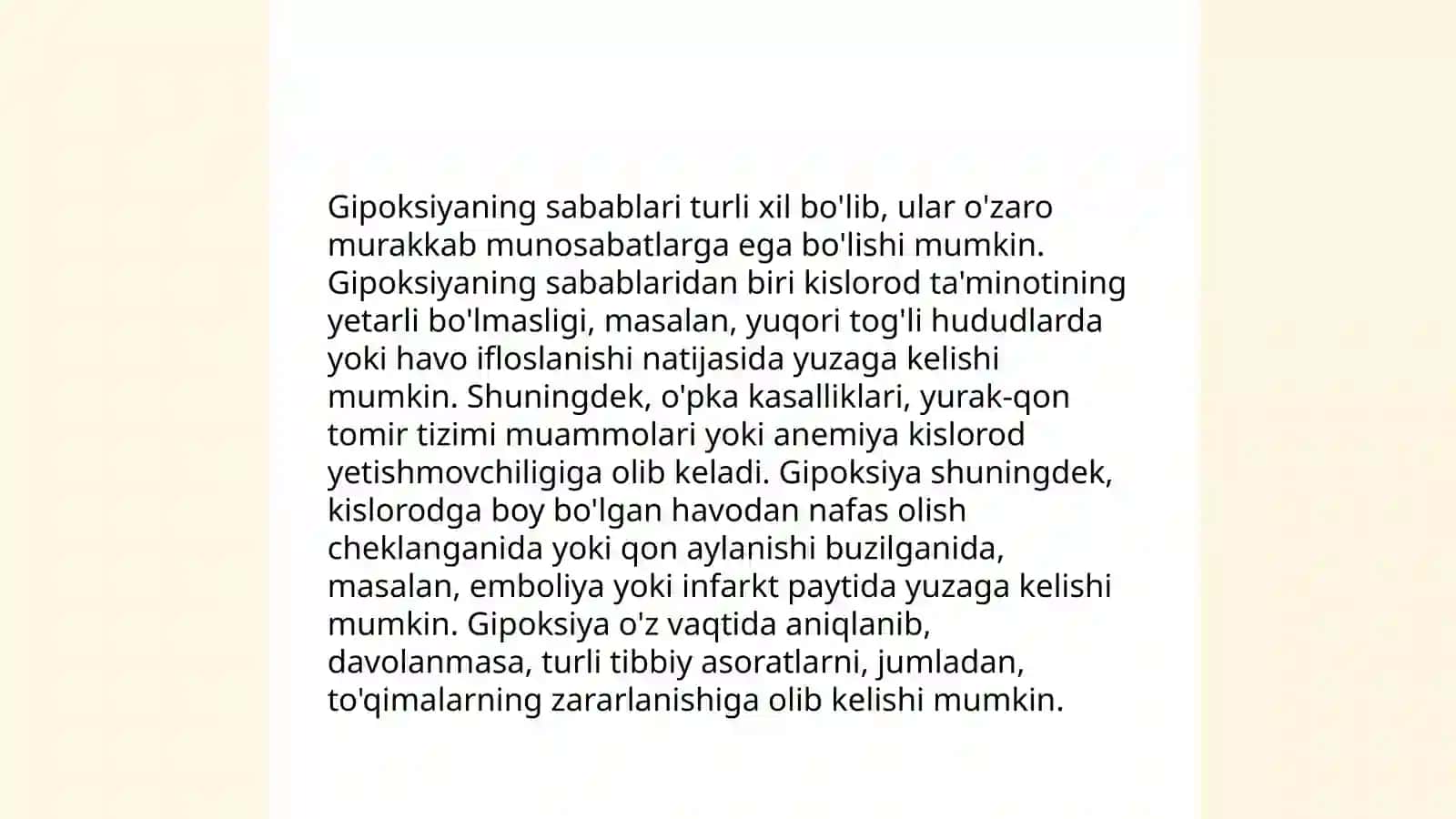 Ichki nafas yetishmovchiligi (gipoksiya) 4