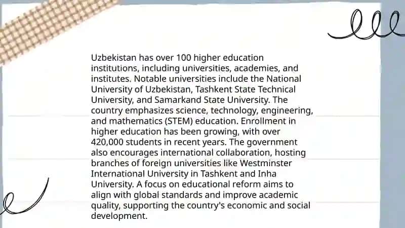 Uzbekistan and it is education systems 4