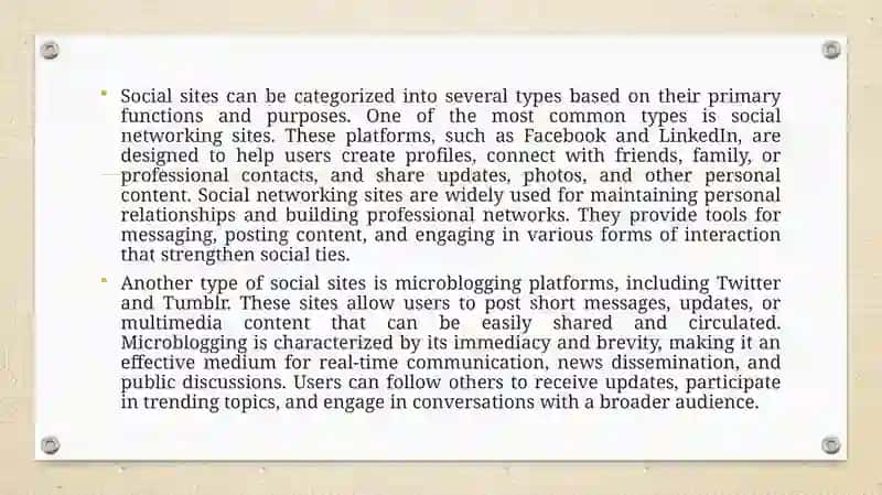 Social sites 4