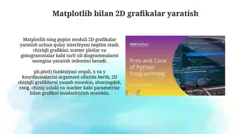 Python dasturlash tillaridagi grafik imkoniyatlar 4