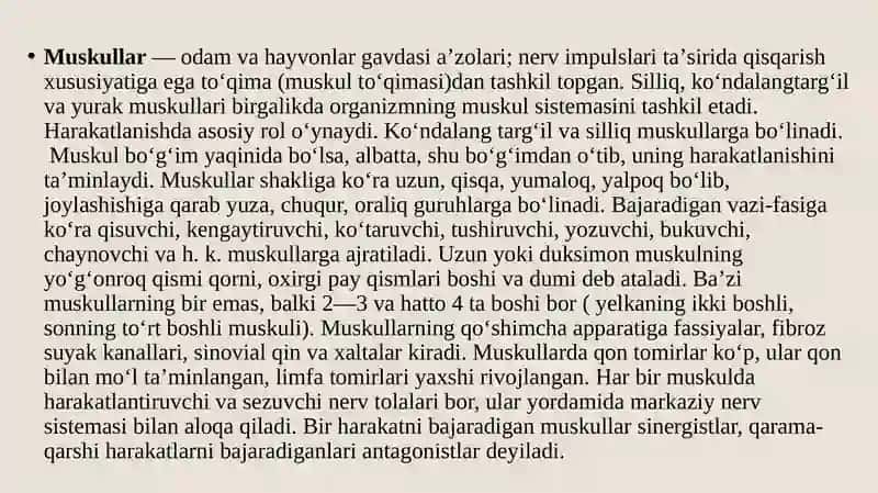 SILLIQ VA KO’NDALANG TARG’IL MUSHAKLAR FIZIOLOGIK FARQLARI 4