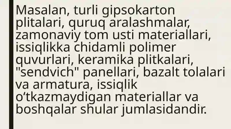 QURULISH MATERIALLARI SANOATINING XOZIRGI HOLATI VA ULARNI RIVOJLANISH ISTIQBOLLARI 4