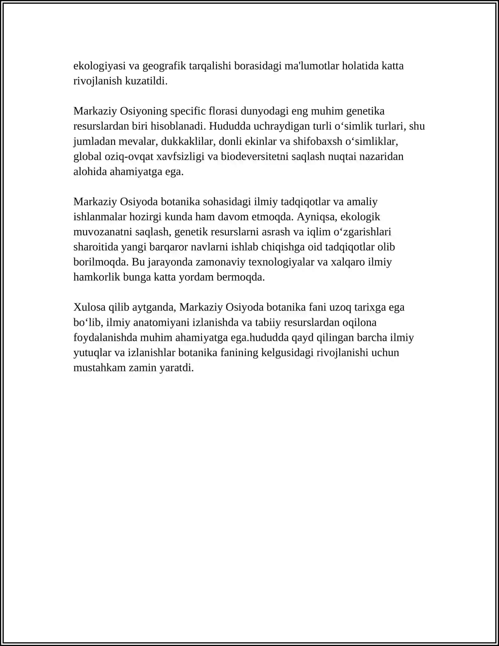 MARKAZIY OSIYODA BOTANIKA FANINING RIVOJLANISHI 4