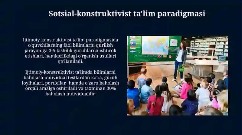 Ta'lim Paradigmalari Mazmuni 4