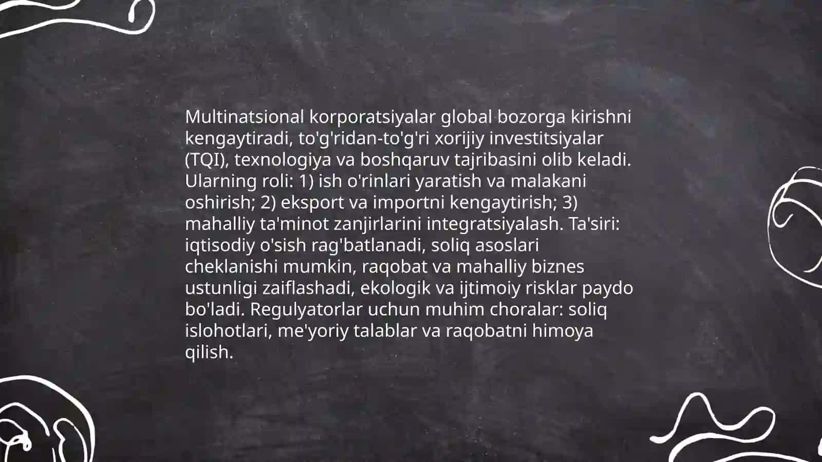 Global biznes muhiti vа uning tаshkil etuvchilаri 4