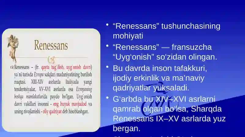 Renessansning O‘zbekistondagi aksariy bosqichlari va ravshanlik omillari 4