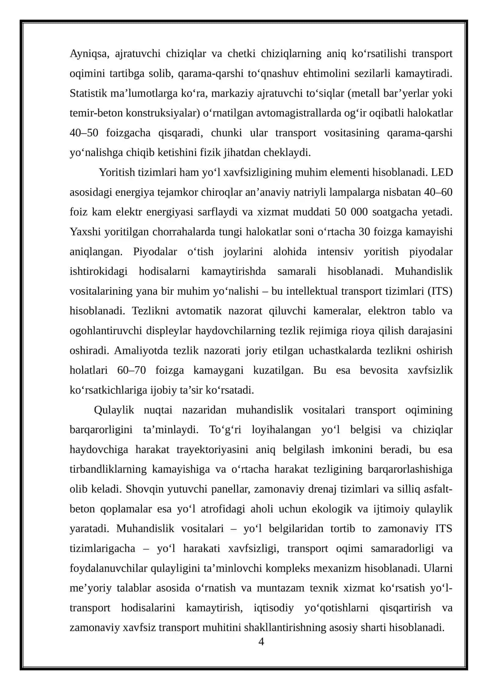 Rekonstruksiya qilingan yo'llarni jihozlash 4