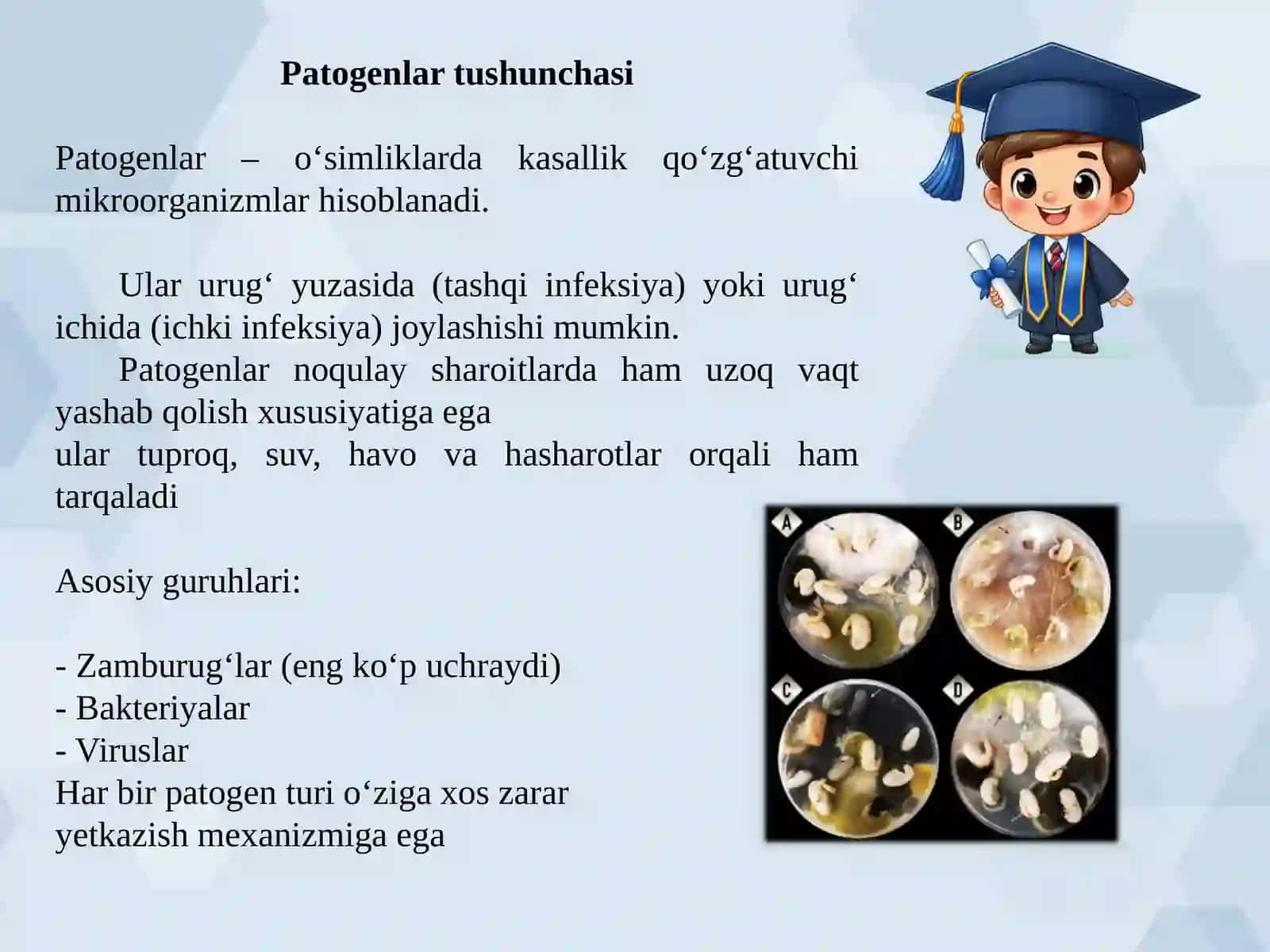 URUG‘LARNING PATOGENLARDAN HIMOYA QILISH USULLARI 4