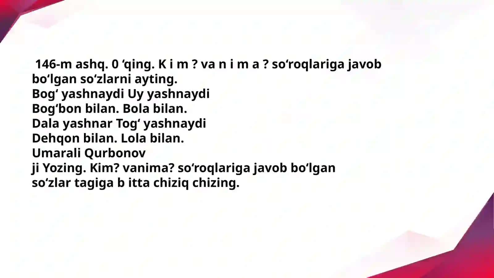 Shaxs va Narsa nomini bildirgan soʻzlar 4