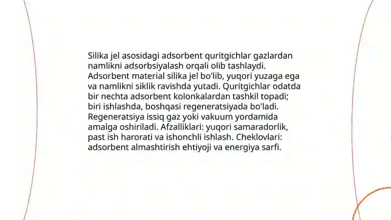 Adsorbsion ustunlari (molekulyar elak) 4