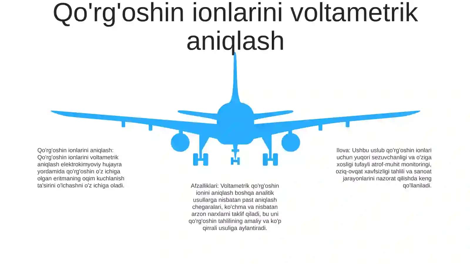 Voltamperometriyada QoʻRgʻOshin Ionini Aniqlash 4