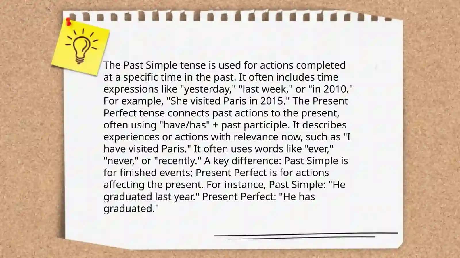 Past simple 4