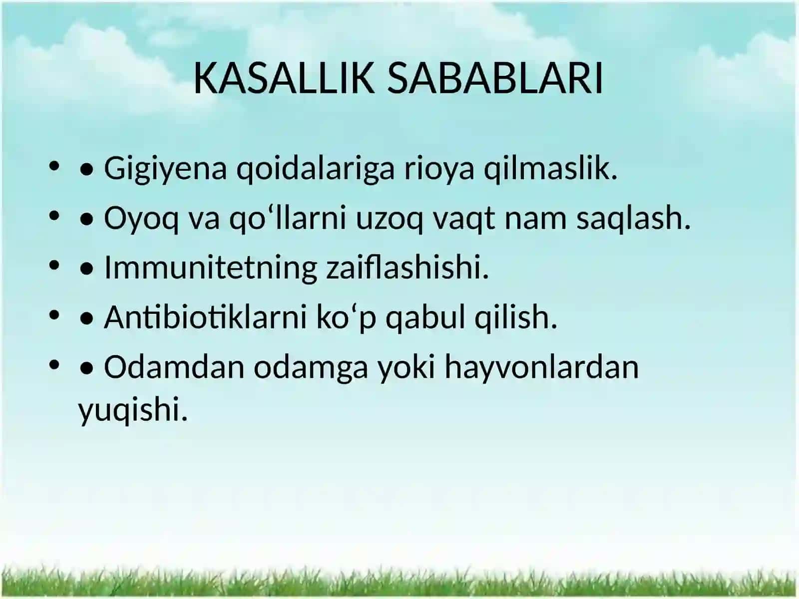 Sapranok kasalliklar haqida umumiy ma'lumot 4