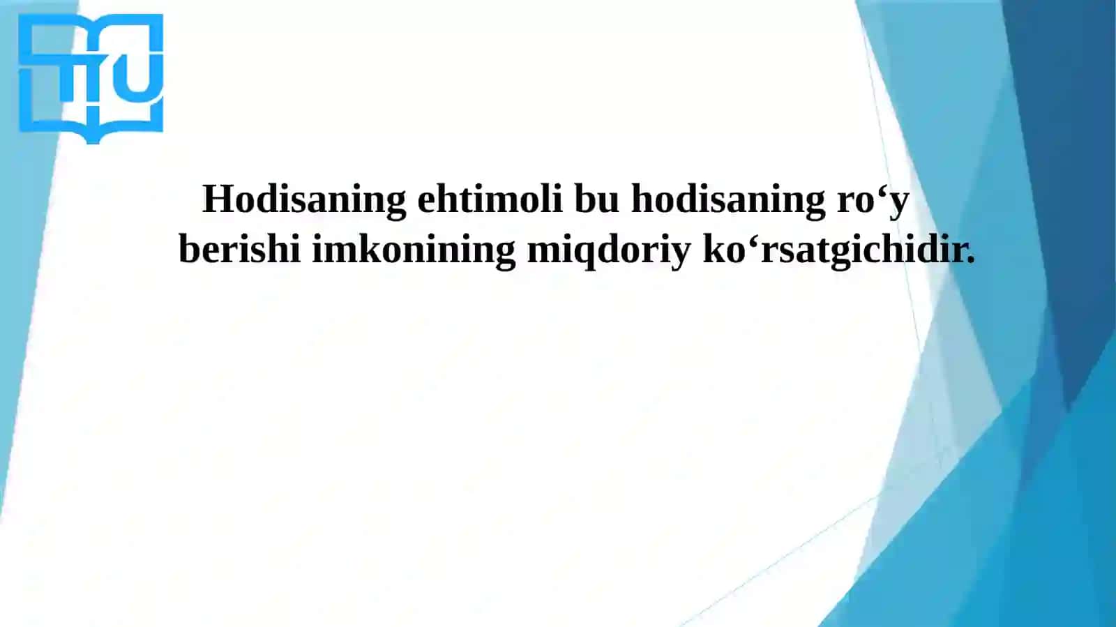 Ehtimollarnazariyasivamatematikstatistika 4