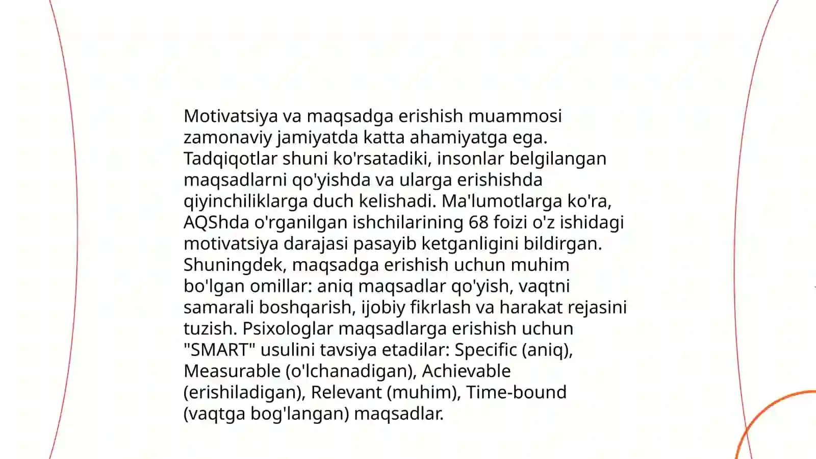 Xorij psixalogiyasida motiv va mativatsiya muammosi 4