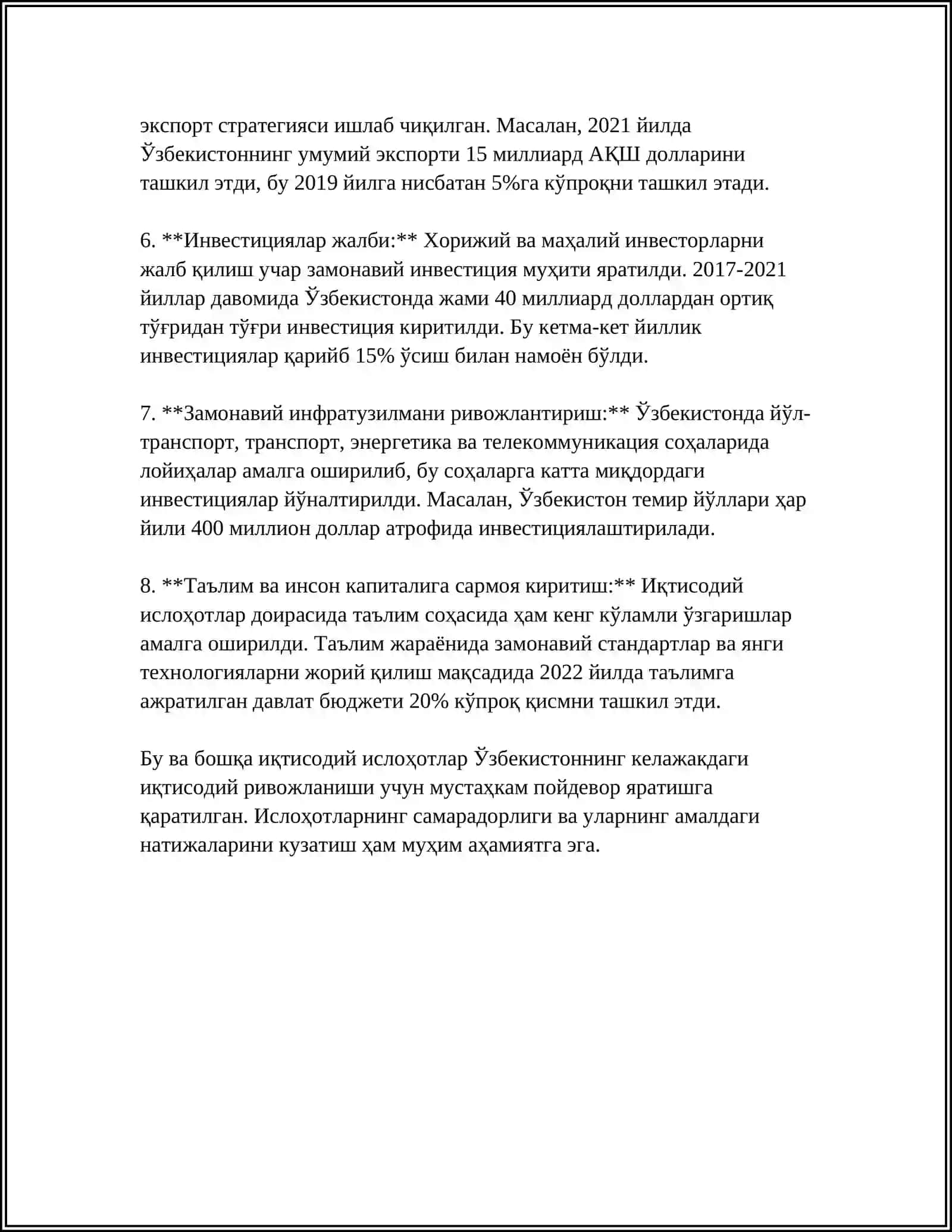 O'ZBEKISTON MUSTQALI TARAQQIYOT YO'LIDA 2024-2025-O'QUV YILI 4