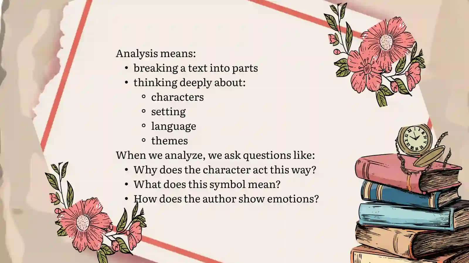 Analysis and evidence 4