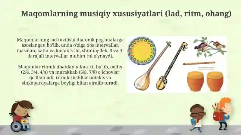 O'zbek Milliy ladlarni tahlil va musiqadagi o'rni 4