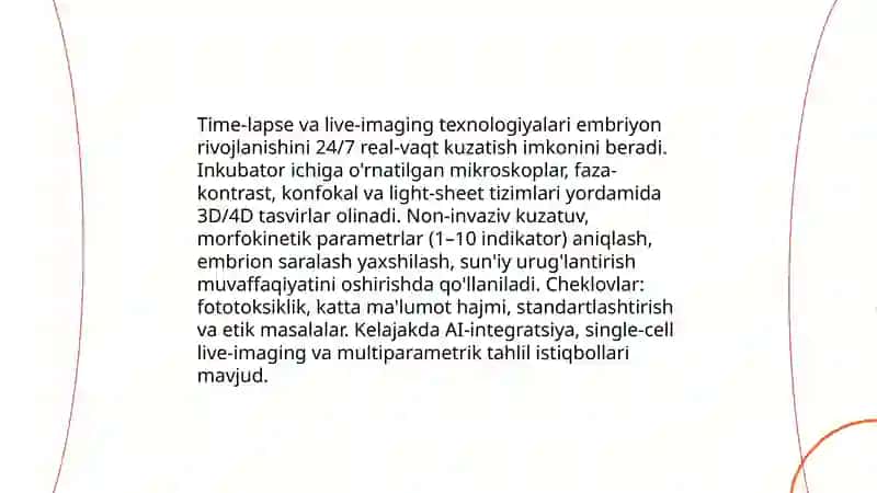 Embriologiya va gistologiyada fan yutuqlari va istiqbollari 4
