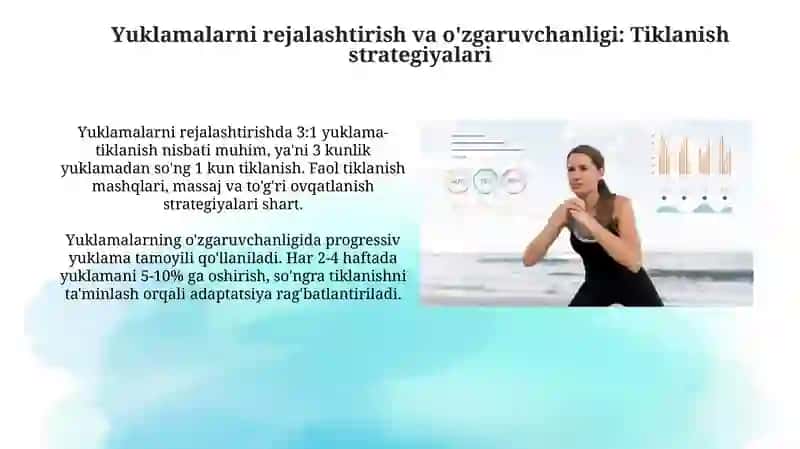 Sport trenirovkasini davrlash faoliyatining o’ziga xos xususiyatlari 4