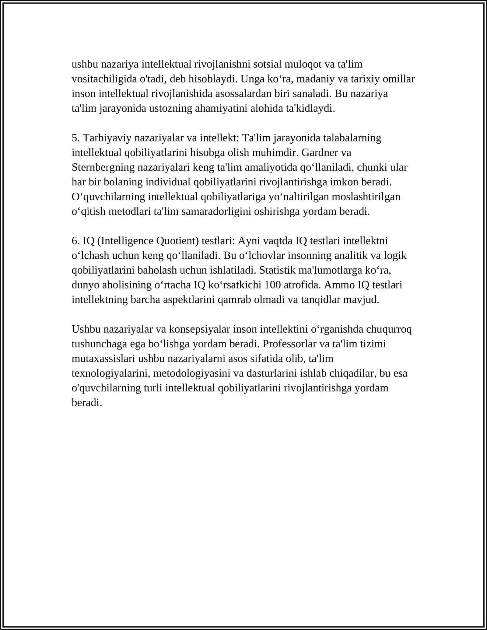 INTELLEKTUAL SOHANING NAZARIY TALQINI L. TERSTOUN, S. BARTBVA VA O. VEKSLER MODELLARI 4