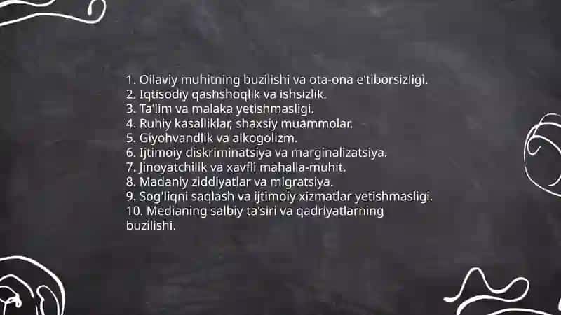 Ijtimoiy moslashmaganlik 4