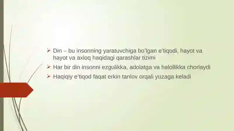 din va hurfikrlik taqdimot 4