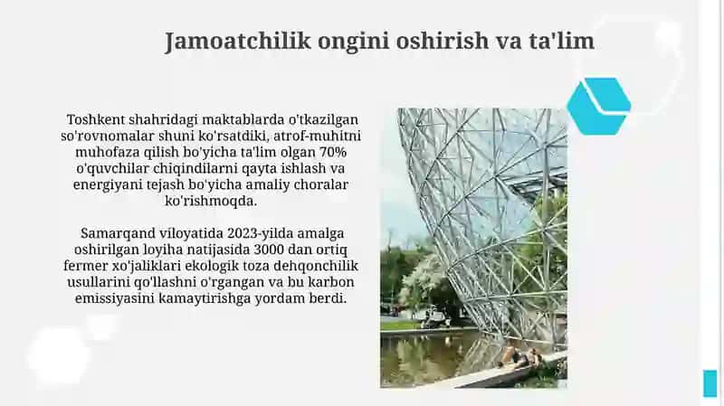 Antropogen omillarning biosferaga ta'sirini kamaytirish 4