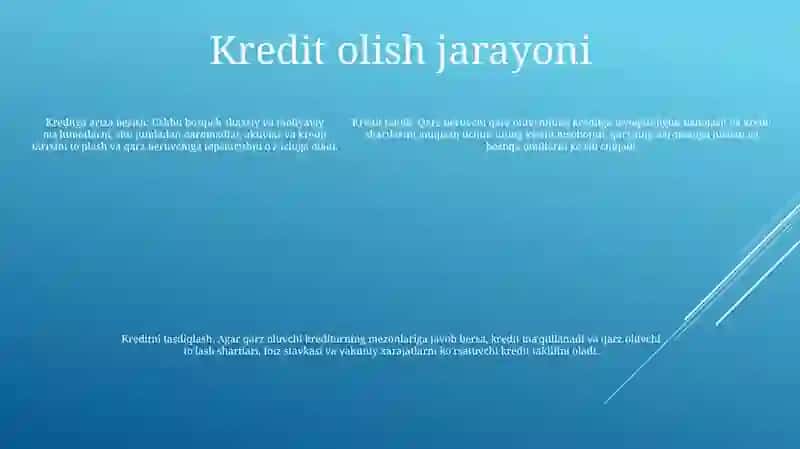 Investitsiya Faoliyatini Kreditlash 4