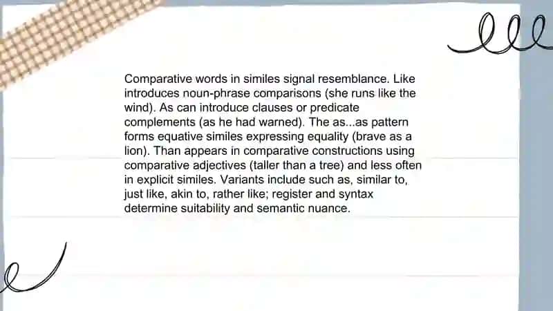 Expressive means and stylistic devices: Simile 4