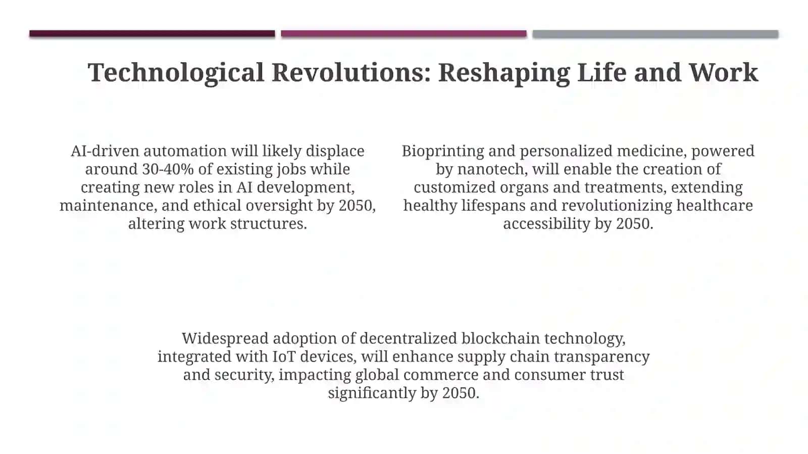 Our World in 2050: A Demographic and Environmental Overview 4