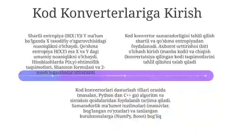 Qo'shma Entropiya va Uning Qo'llanilishi 4