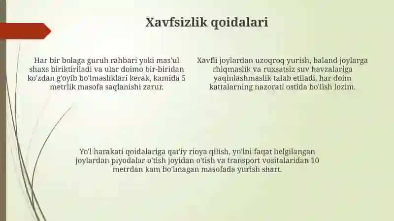 Bolalarniekskursiyagatayyorlash 4