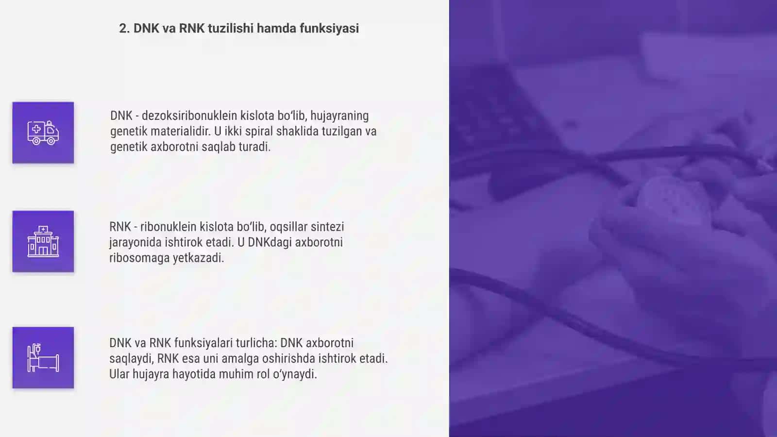 Molekulyar genetika asoslari va irsiy kasalliklar 4