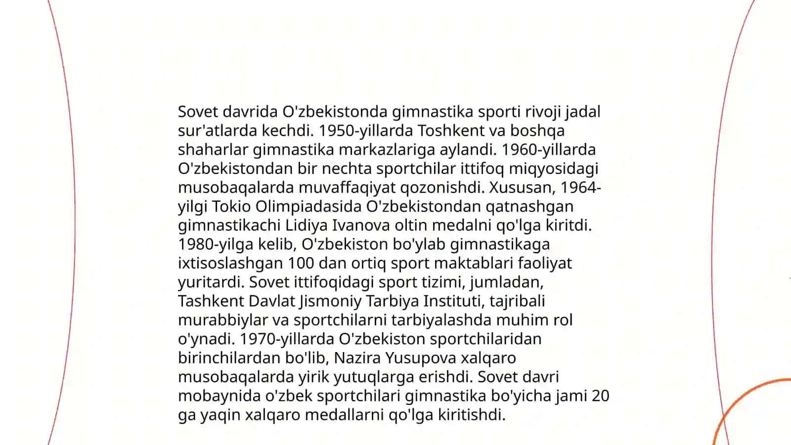 O'zbekistonda gimnastikaning rivojlanish tarixi:kelib chiqishi 4